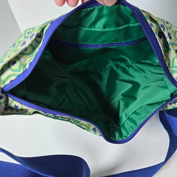 Green Pattern Polyester Kava Purse/Tote - Picture 4 of 4